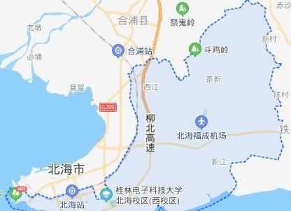 北海在哪里属于哪个省地图,北海在哪里属于哪个城市图2