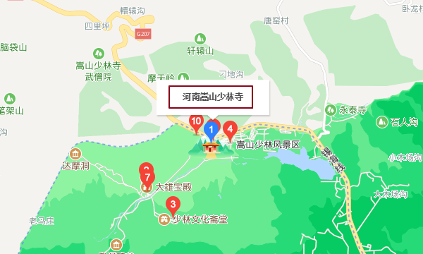 嵩山少林寺在哪里,少林寺在哪里哪个省份哪个市图2