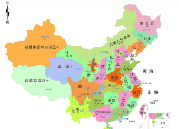 青岛在哪里地图,青岛和烟台在地图上的位置图3