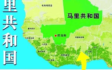 马里在哪里地图,马里简介