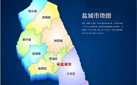 盐城在哪里属于哪个省地图,江苏盐城是北方还是南方