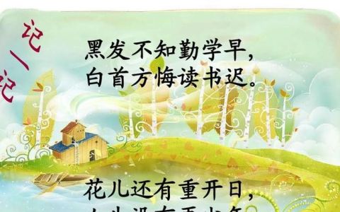 少年不知勤学苦下一句是什么,少壮不努力古诗全文